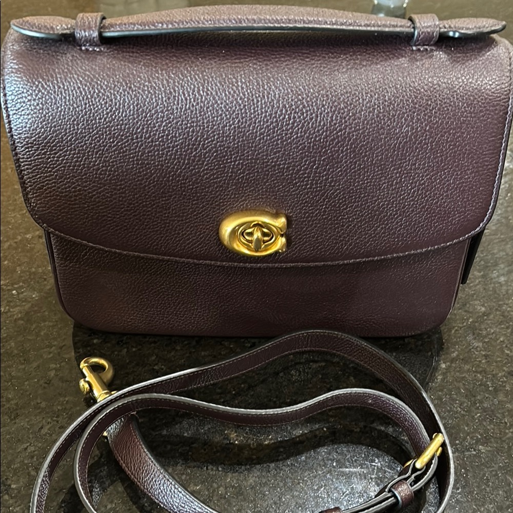 Coach Brown Leather Shoulder Bag